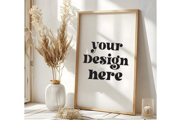 Download Frame Mockup, Wall Art Mockup 31 - Wall art mockup Collection
